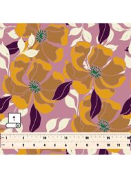 Bloom flower style with brown,yellow colors - Image 5