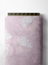 Petal flower style with pink,white colors