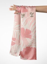 Bloom flower style with pink,green colors - Image 3