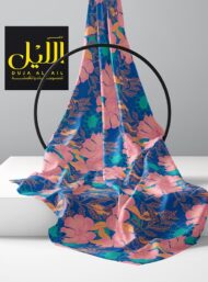 Leaf flower style with pink,green colors - Image 2