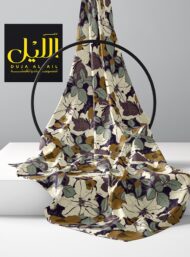 Leaf flower style with brown,white colors - Image 2