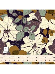 Leaf flower style with brown,white colors - Image 5