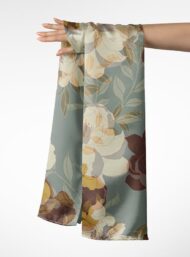 Bloom flower style with brown,yellow colors - Image 3