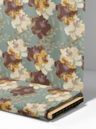 Bloom flower style with brown,yellow colors - Image 4