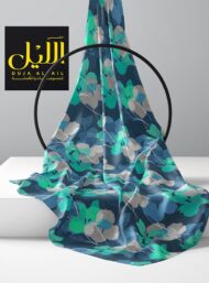 Petal flower style with blue,green colors - Image 2