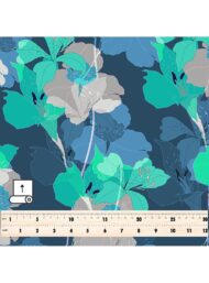 Petal flower style with blue,green colors - Image 5