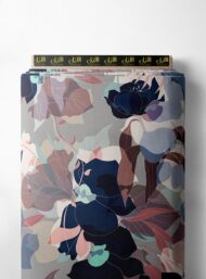 Petal flower style with blue,green colors