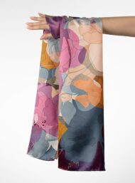 Bloom flower style with pink,grey colors - Image 3