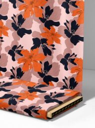 Bloom flower style with orange,black colors - Image 4