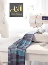 Pattern abstract style with blue, grey colors - Image 7