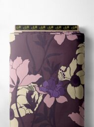 Petal flower style with purple,white colors