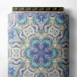 Flower others style with blue,green colors