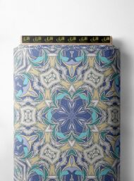 Flower others style with blue,green colors