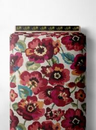 Petal flower style with red,green colors