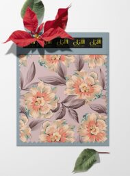 Petal flower style with pink,green colors - Image 6