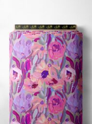 Bloom flower style with pink,purple colors