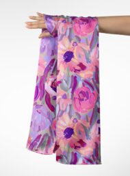 Bloom flower style with pink,purple colors - Image 3
