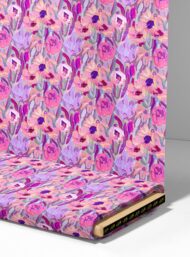 Bloom flower style with pink,purple colors - Image 4