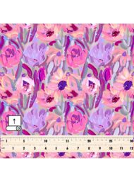 Bloom flower style with pink,purple colors - Image 5