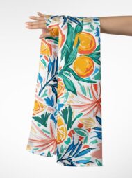 Orange flower style with orange,green colors - Image 3