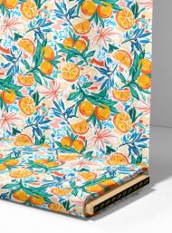 Orange flower style with orange,green colors - Image 4