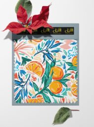 Orange flower style with orange,green colors - Image 6