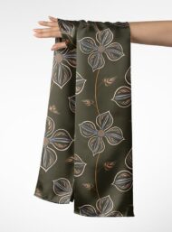 Petal flower style with brown,grey colors - Image 3