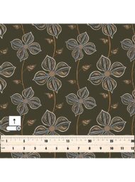 Petal flower style with brown,grey colors - Image 5
