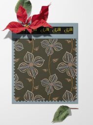 Petal flower style with brown,grey colors - Image 6