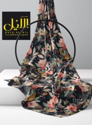 Leaf flower style with pink,green colors - Image 2