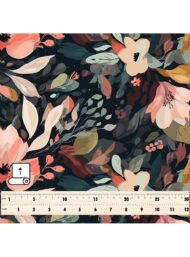 Leaf flower style with pink,green colors - Image 5