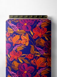 Bloom flower style with pink,orange colors