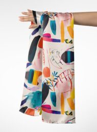 Flower abstract style with red,blue colors - Image 3