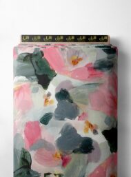 Petal flower style with pink,grey colors