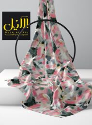 Petal flower style with pink,grey colors - Image 2