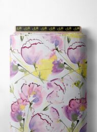 Petal flower style with pink,yellow colors