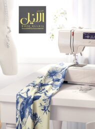 Bird flower style with blue,white colors - Image 7