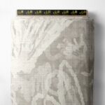 Bloom flower style with grey, white colors