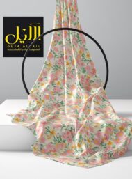 Petal flower style with pink,green colors - Image 2