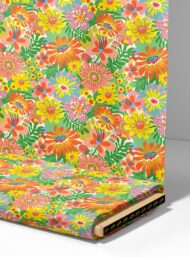 Bloom flower style with yellow,pink colors - Image 4