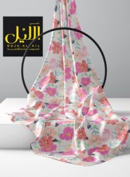 Petal flower style with pink,green colors - Image 2