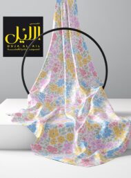 Petal flower style with blue,pink colors - Image 2