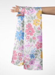 Petal flower style with blue,pink colors - Image 3