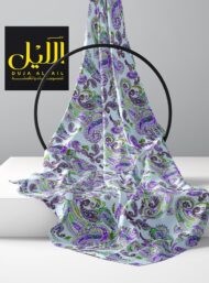 Leaf flower style with green,purple colors - Image 2