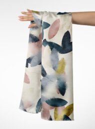 Leaf flower style with green,blue colors - Image 3