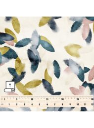 Leaf flower style with green,blue colors - Image 5