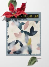 Leaf flower style with green,blue colors - Image 6