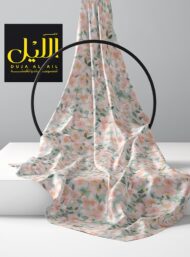 Petal flower style with pink,green colors - Image 2