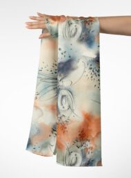 Petal flower style with blue,orange colors - Image 3