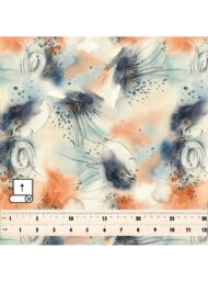 Petal flower style with blue,orange colors - Image 5